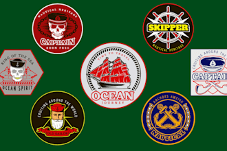 design vintage, military, army and skull logo