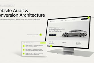 audit automotive and ev websites for UX, localization and conversion issues