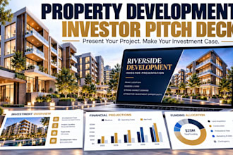create a property development investment pitch presentation for investors