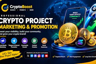 promote your crypto project token and blockchain marketing campaign