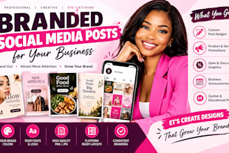 design branded instagram posts for your business