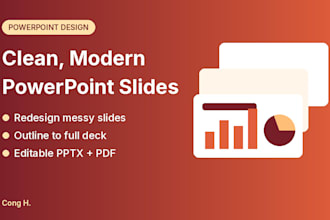 design or redesign your powerpoint presentation slides