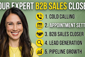 b2b b2c sales closer and telemarketer