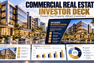design a commercial real estate investment pitch deck for funding opportunities