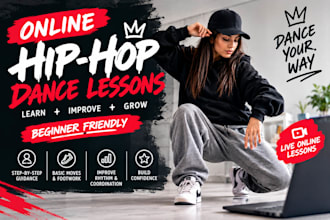 teach you hip hop dance online with personalized lessons