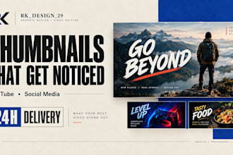 design high click through rate youtube thumbnails