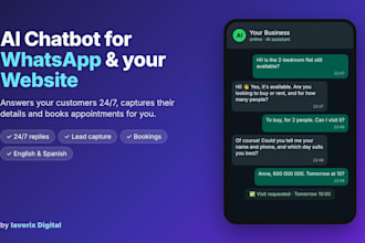 build an ai chatbot for your whatsapp and website