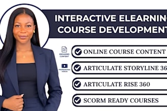 design interactive elearning courses using articulate storyline and rise 360