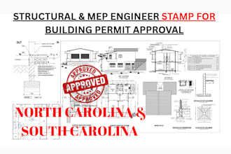 structural engineer permit drawing engineer stamp north carolina south carolina