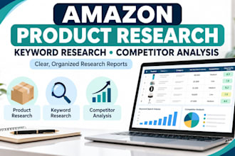 do amazon product research and keyword research