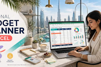create a personal budget planner in excel for you