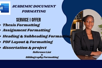 format academic documents, assignments, research papers
