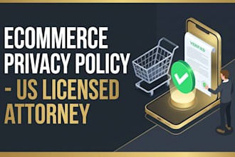 draft a compliant US ecommerce privacy policy and legal suite