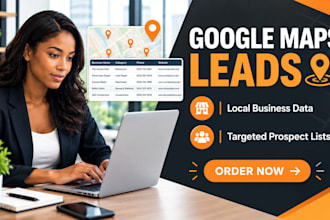 build google maps business lead lists with contact details
