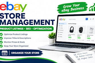manage your ebay dropshipping store, optimize productlisting