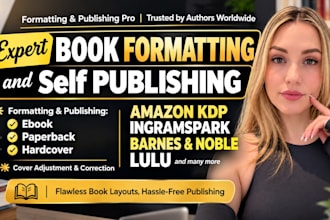 do book formatting for print book and ebook