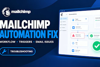 fix mailchimp automation workflow triggers and email delivery issues