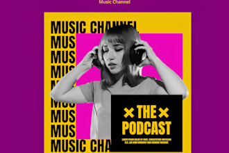 design a creative podcast cover art for spotify and itunes