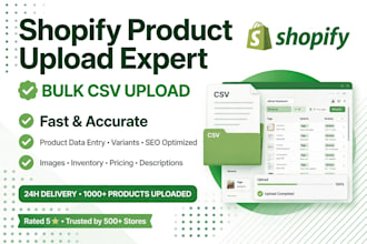 bulk upload 50 products to your shopify store via csv