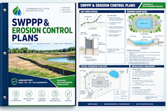 design swppp plan esc erosion control plan and npdes permit documents