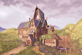 design medieval fantasy environment 3d game worlds 3d game map game level design