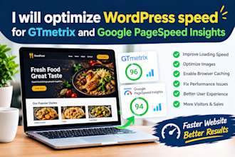optimize wordpress speed optimization for gtmetrix, google page speed insight