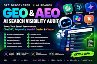 audit GEO aeo ai SEO and chatgpt perplexity search visibility