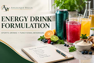 formulate energy drinks, sports drinks and functional beverages