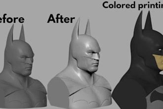 create and edit 3d printable file convert stl to 3mf multicolor 3d model fix