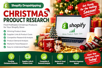 christmas dropshipping product research