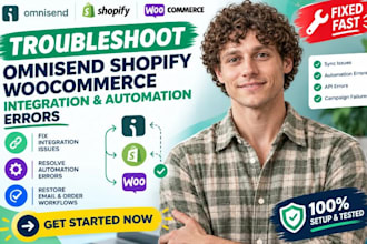 troubleshoot omnisend shopify woocommerce integration fix automation issues