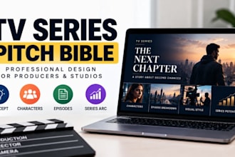 tv series pitch bible design television pitch deck formatting for producers