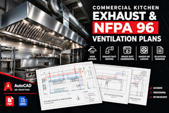 draft commercial kitchen exhaust and nfpa 96 ventilation plans