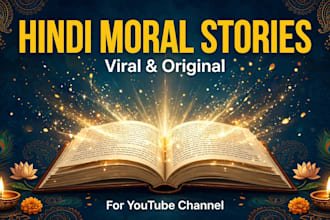 write engaging hindi moral stories and kahaniya for youtube