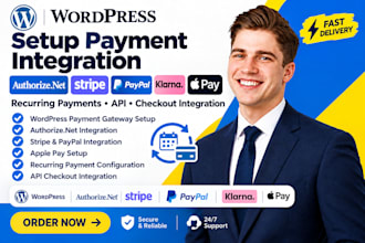 wix wordpress authorizenet apple pay recurring payment API checkout integration