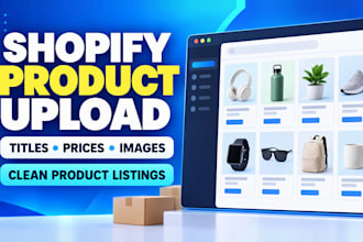 do shopify product upload, bulk CSV import and product listing for shopify store
