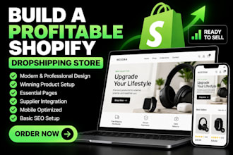 build a profitable shopify drop shipping store