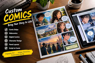 create custom webcomics, comic strips and digital comic art
