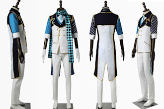 sew custom cosplay fabric costume for halloween and game character
