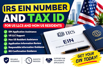 get irs ein number and tax id for us llcs and non us residents