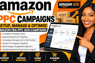 setup manage and optimise amazon PPC campaigns amazon fba ppc ads campaign