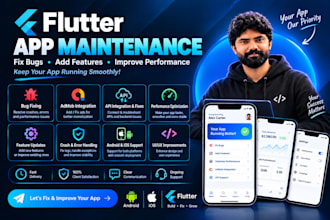 fix flutter app bugs, integrate admob, and troubleshoot apis