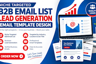 build niche targeted b2b email list email marketing lead generation email temp