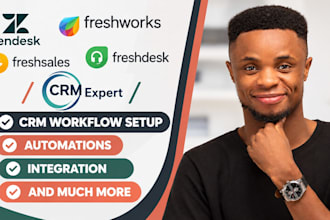 setup freshsales freshdesk zendesk gorgias freshbook freshworks freshchat zapier