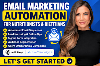 do nutritionist, dietitians email marketing campaign, automation, lead nurturing