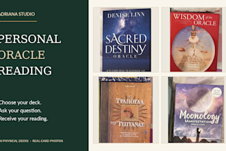 give you an oracle reading with your chosen deck