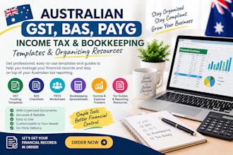 prepare australian gst bas payg income tax and bookkeeping
