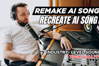 remake suno ai song or remake beat into real quality human voice