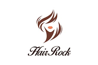 design young motivated beauty hair stylist logo