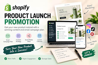 promote your shopify product launch with a content and email campaign plan